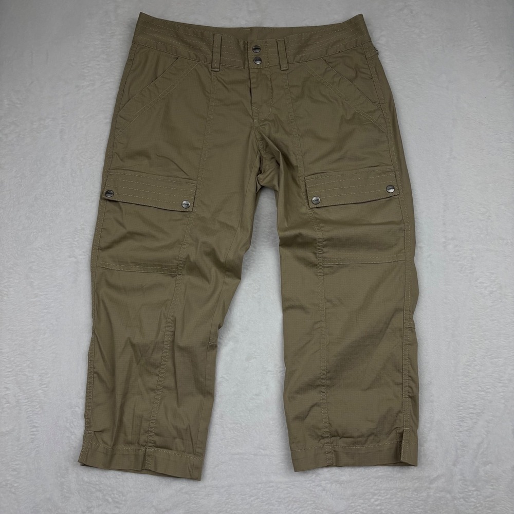 Koppen Mens Tan Khaki Ripstop Outdoor Hiking Cargo Pants Size 32x21 Articulated